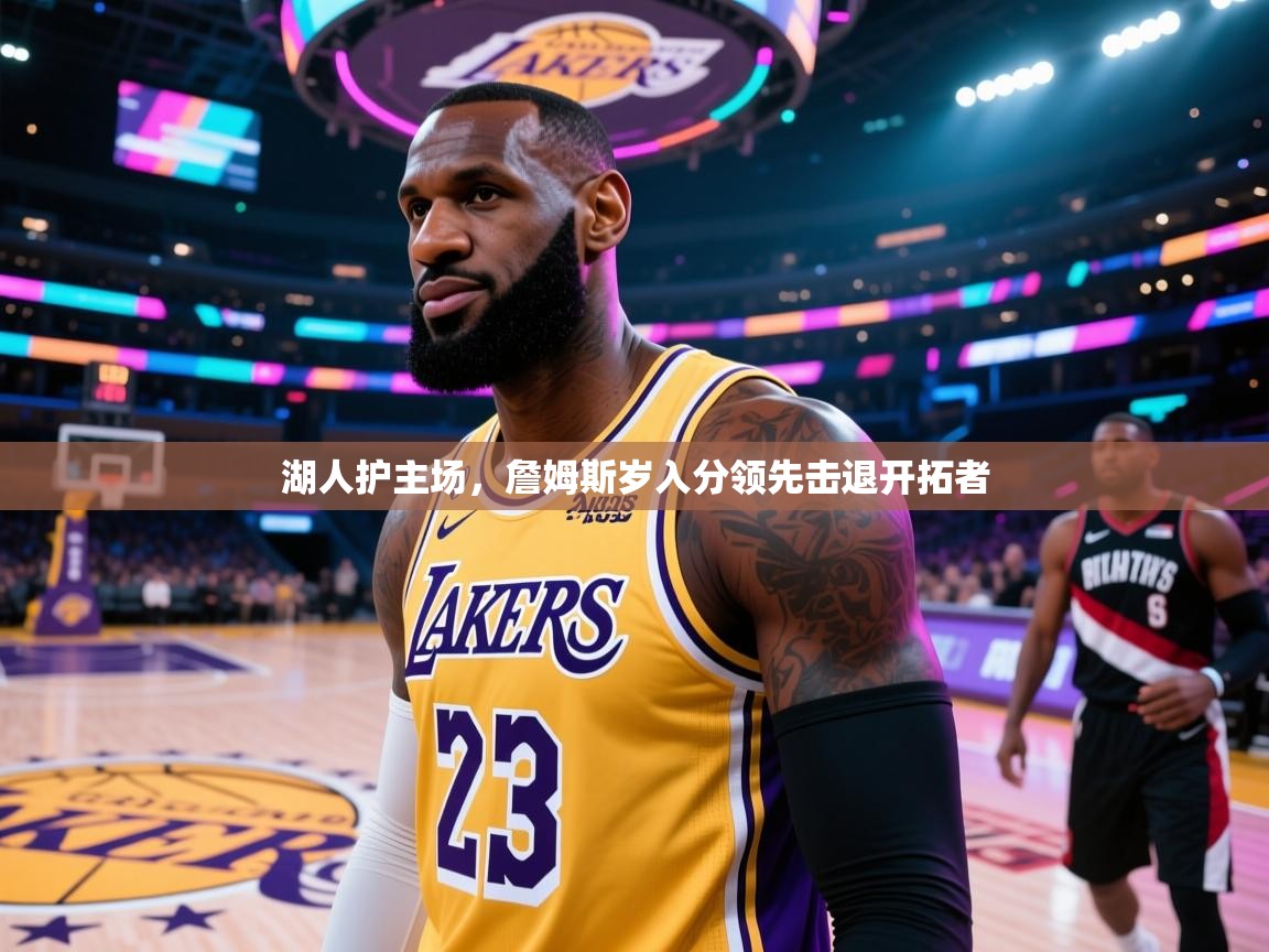 开云体育入口网址-湖人护主场，詹姆斯岁入分领先击退开拓者  第2张